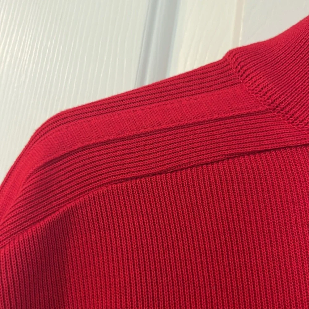 St Croix Men's Red Sweater made in USA USED size L - Picture 9 of 13